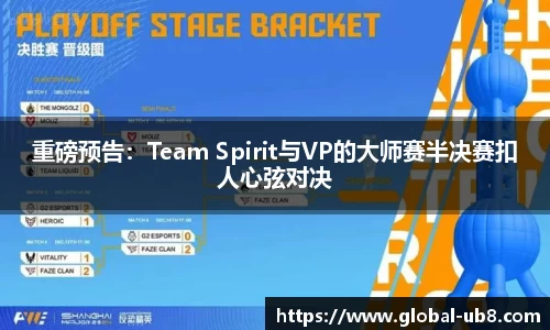 重磅预告：Team Spirit与VP的大师赛半决赛扣人心弦对决